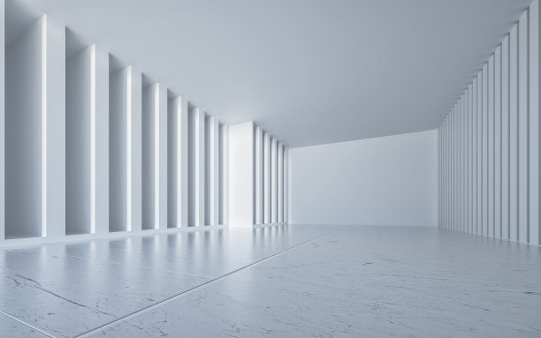 抽象室内设计现代展厅图片下载