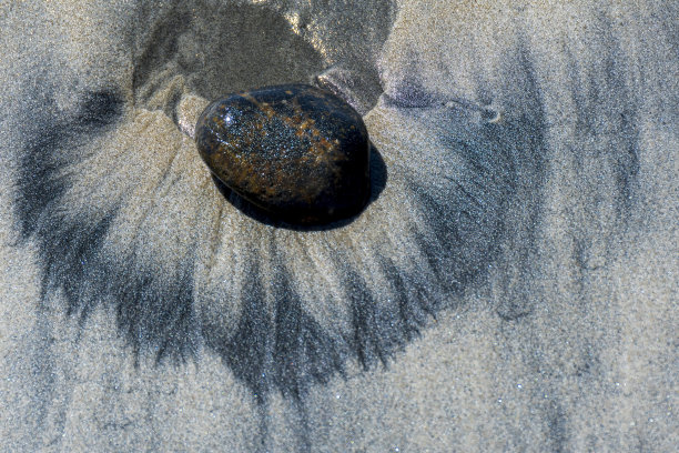 在海滩沙背景的模式图片下载