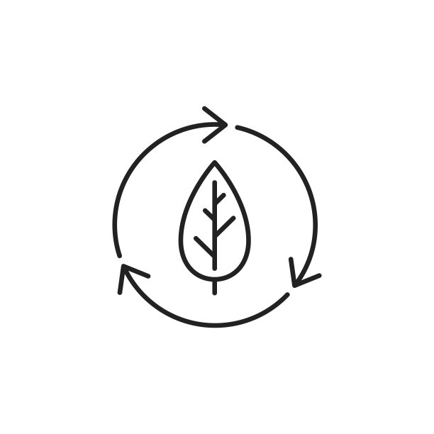 关爱，生态，环境，自然，保护，树叶图标。高质量的黑色矢量插图。图片下载