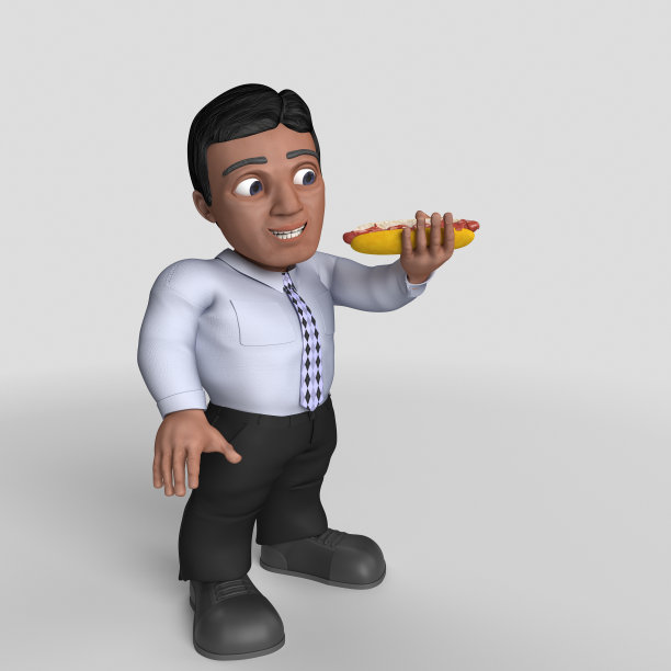 3D卡通商业人物图片下载