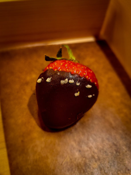 巧克力覆盖草莓图片下载