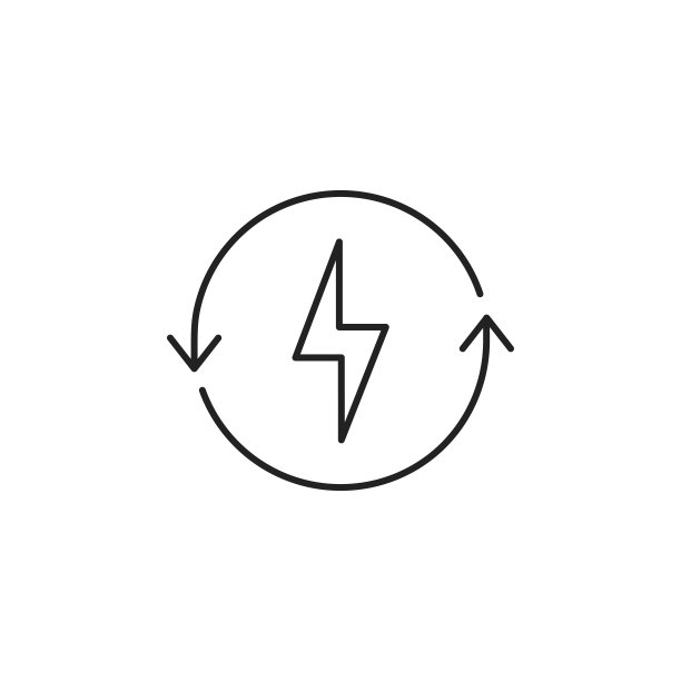 可再生能源的图标。太阳能符号图标。高质量的黑色矢量插图。图片下载