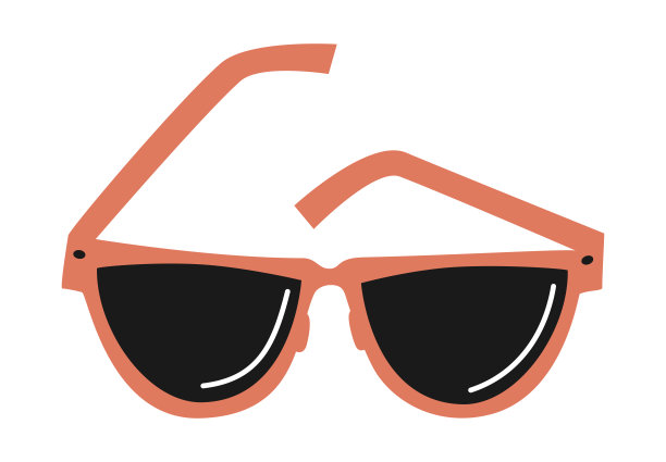 太阳镜插图图片下载