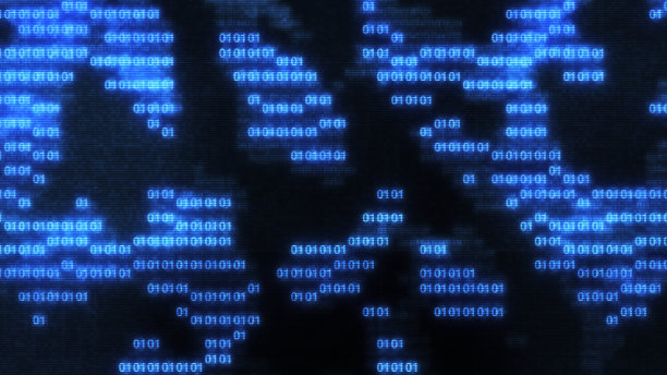 二进制代码的彩色字节图片下载