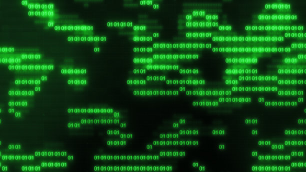 二进制代码的彩色字节图片下载