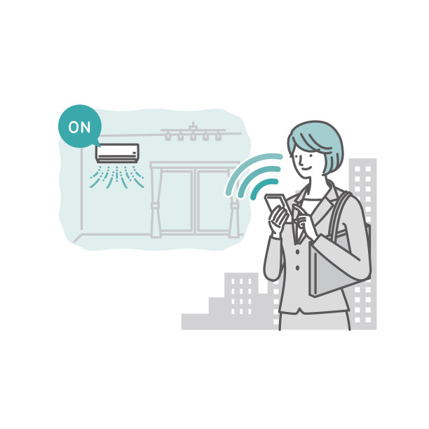 智能家居:空调_在外面用智能手机app打开家里的空调图片下载