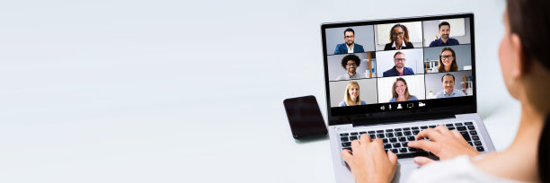 在家工作在线视频会议图片下载