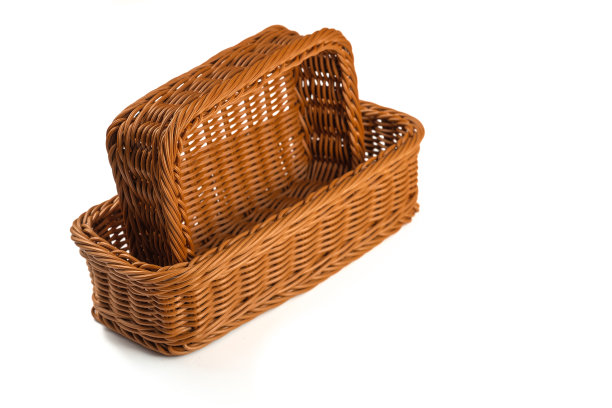 白色背景的篮子图片下载
