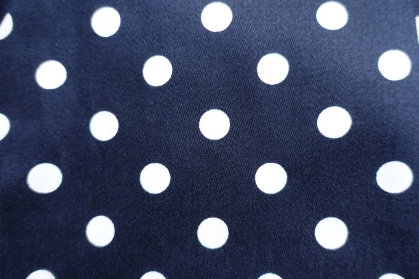 背景-深蓝色棉织物与白色圆点图案图片下载