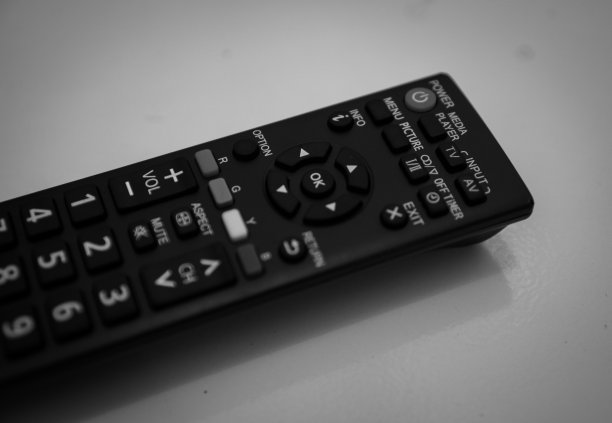 接收电视遥控器库存照片图片下载