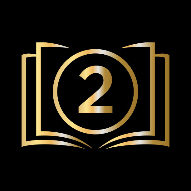 教育标志在信2模板。打开书的标志2信，最初的教育标志概念模板图片下载