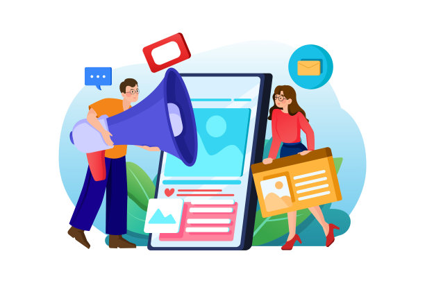 社交媒体营销说明图片下载
