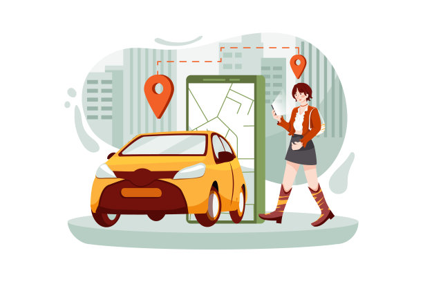 游客搜索在线出租车出行图片下载