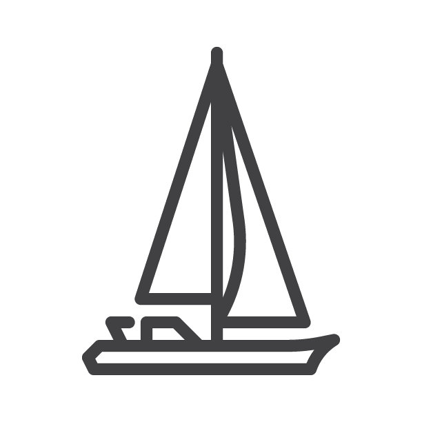 帆船行图标图片下载