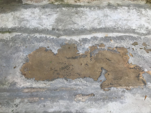 室外脏污干燥开裂的混凝土地板纹理图片下载