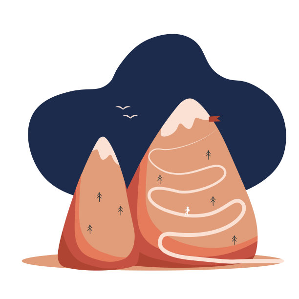 山水有旗在山。图片下载