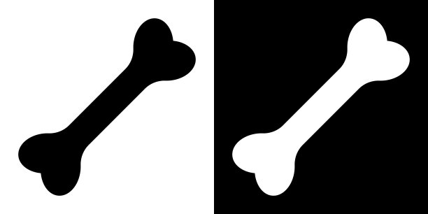 骨图标。狗粮的象征图片下载