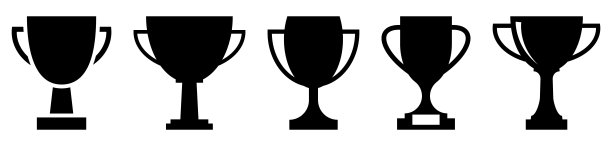 奖杯图标集图片下载