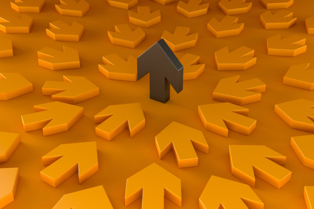 箭头符号在橙色背景的橙色箭头符号。图片下载