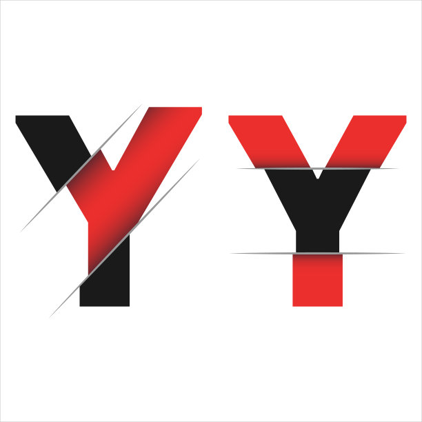 初始字母Y标志图标矢量模板图片下载