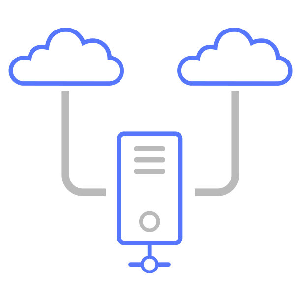 云计算、云数据、云图标图片下载