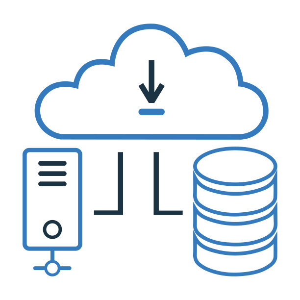 云计算，云数据，图标图片下载