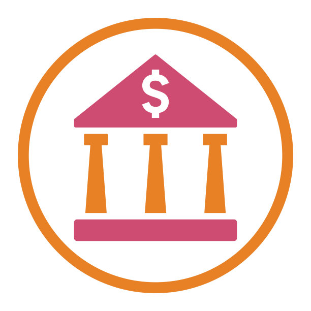 货币、美元、现金、金融、支付、金融中心、银行大楼图标图片下载