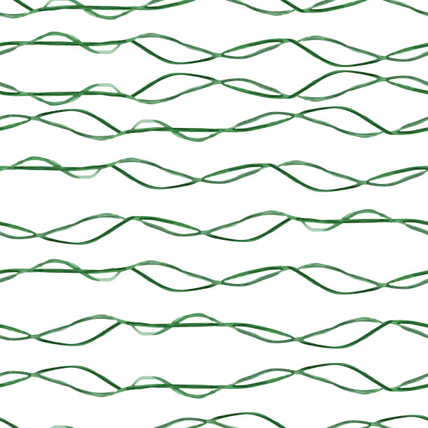 绿色水平无限水彩无缝图案图片下载