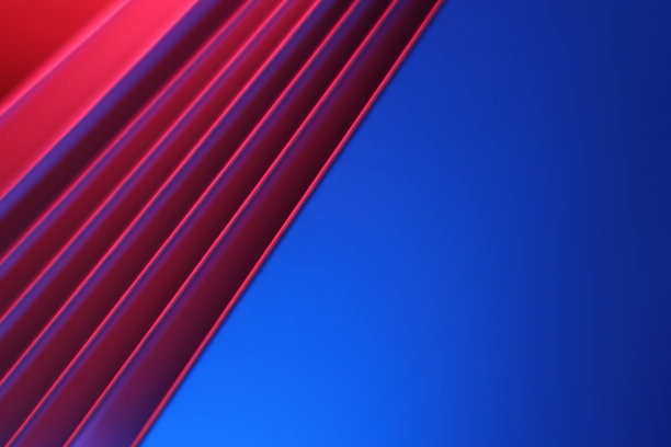 霓虹灯下几何形状的纸的抽象背景与复制空间图片下载