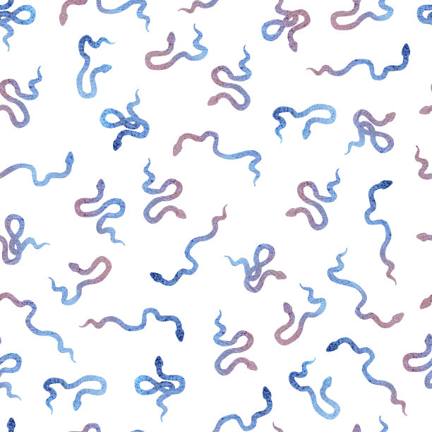 蛇双色梯度无缝模式图片下载