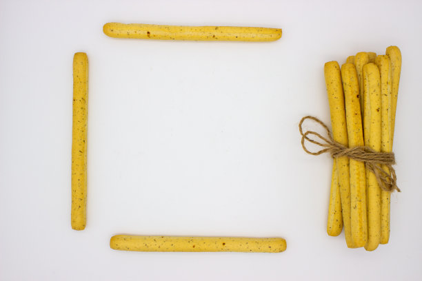 轻背景上的面包棒图片下载