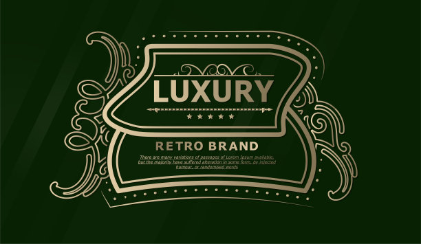 商务装饰元素为结婚卡片，装饰，向量框架标题。的黄金图片下载