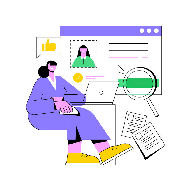 职业抽象概念矢量插图。图片下载