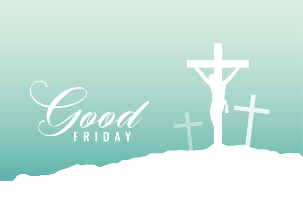 耶稣受难日圣周背景设计图片下载