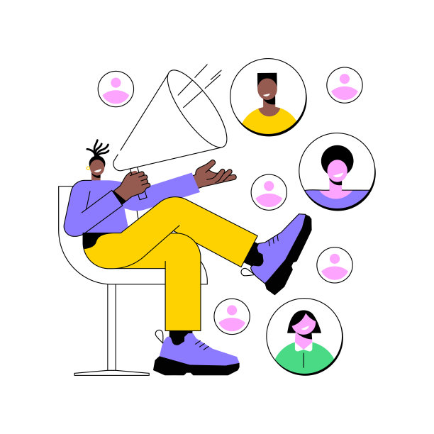 多元化营销抽象概念矢量说明。图片下载