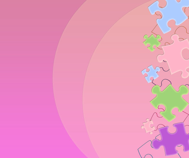 空白空间中心和彩色彩虹拼图片框架背景图片下载