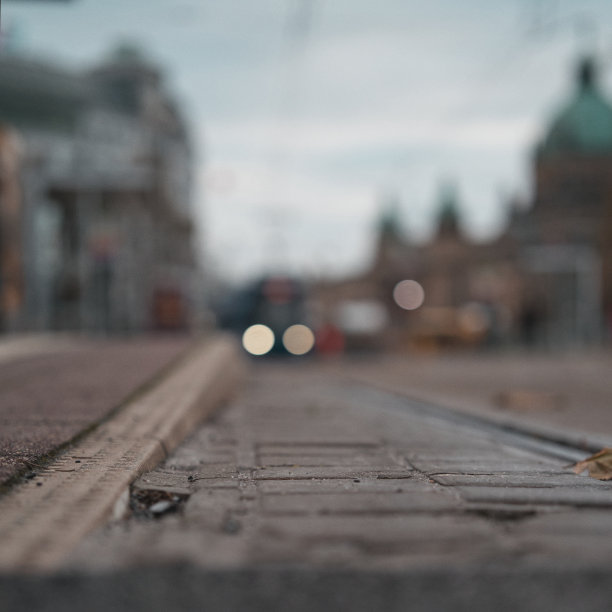 莱比锡的天际线与平滑的背景图片下载