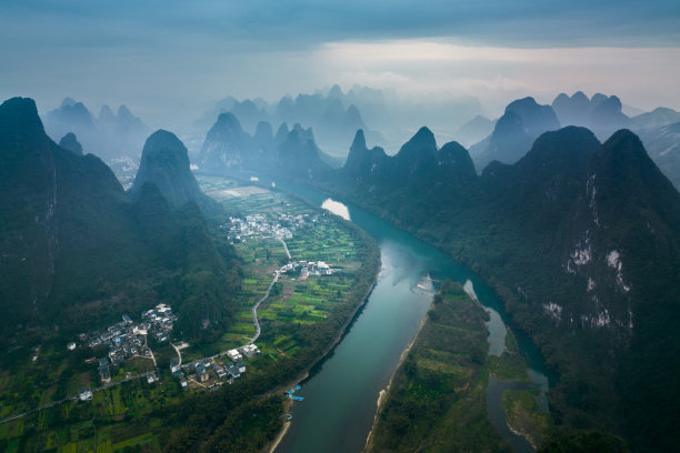 漓江在中国桂林图片下载