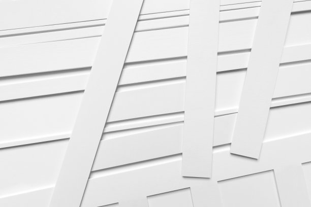 白色背景，抽象形状设计图片下载