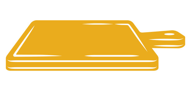 烹饪砧板插图。厨房和餐厅用具。图片下载