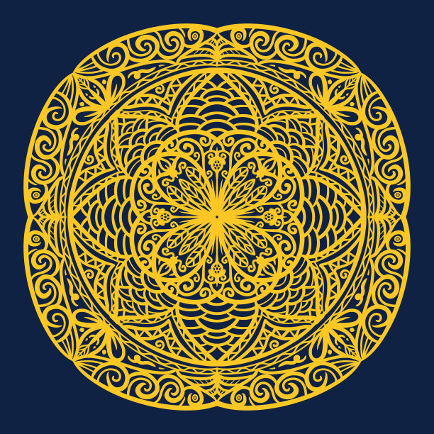 曼荼罗为图画书。装饰饰品。不寻常的花的形状。东方图案，插图，曼荼罗图案。织设计元素。彩色书页面图片下载