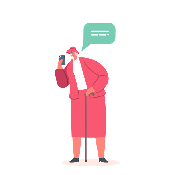 在社交网络上与朋友交流。高级女性角色上网，上网聊天图片下载