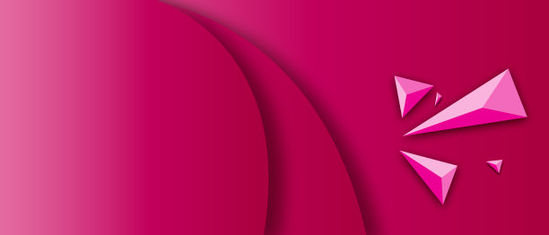 带有粉色三角形的动态粉色形状图片下载