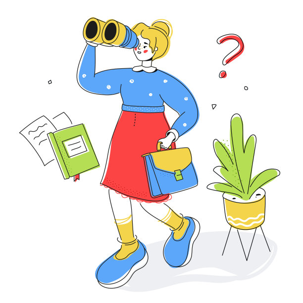 未来策略——丰富多彩的平面设计风格插图图片下载