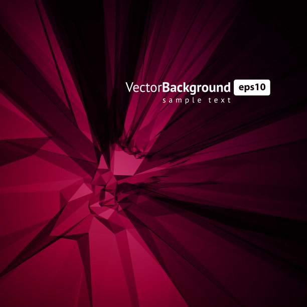 逼真的暗红色梯度破碎宝石晶体损坏光泽纹理背景向量图片下载