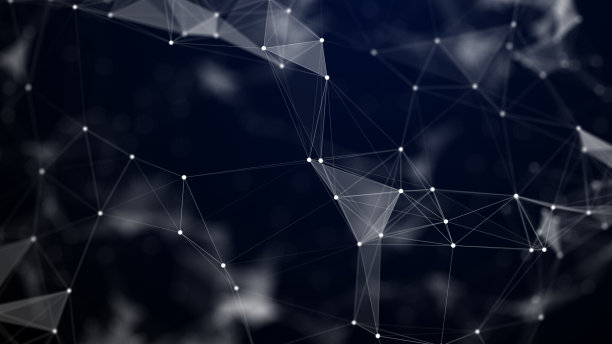 摘要带背景的低聚网络通信设计图片下载