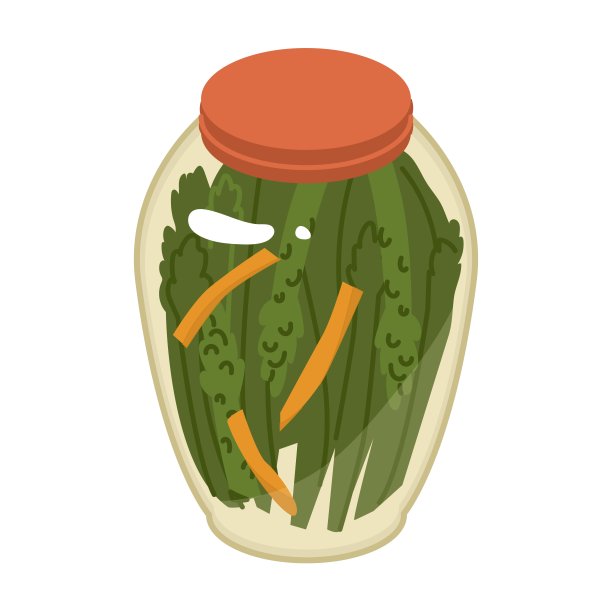 玻璃罐中蔬菜。腌黄瓜和番茄。家罐头。为冬天准备食物。衣柜里的股票。平面风格在矢量插图。孤立的元素。图片下载