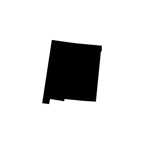 高质量的新墨西哥轮廓图是美国的一个州。矢量插图。图片下载