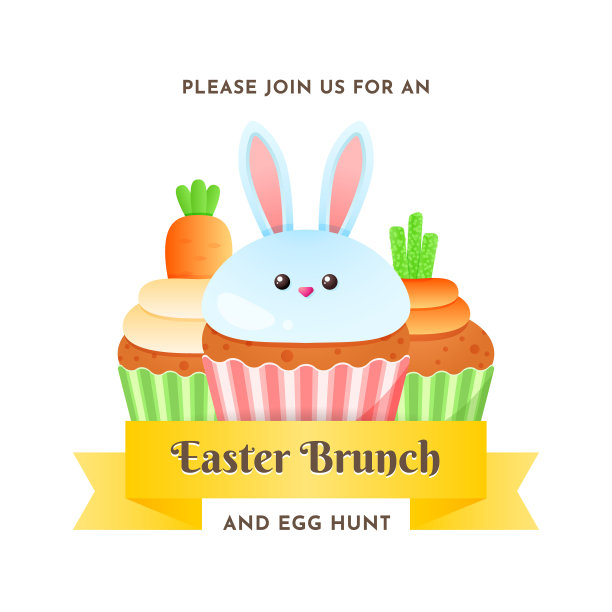 复活节早午餐的邀请图片下载