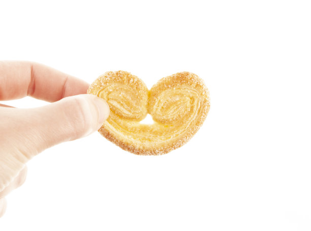 图片的饼干手白色背景图片下载